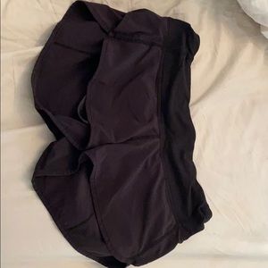 Black lululemon shorts